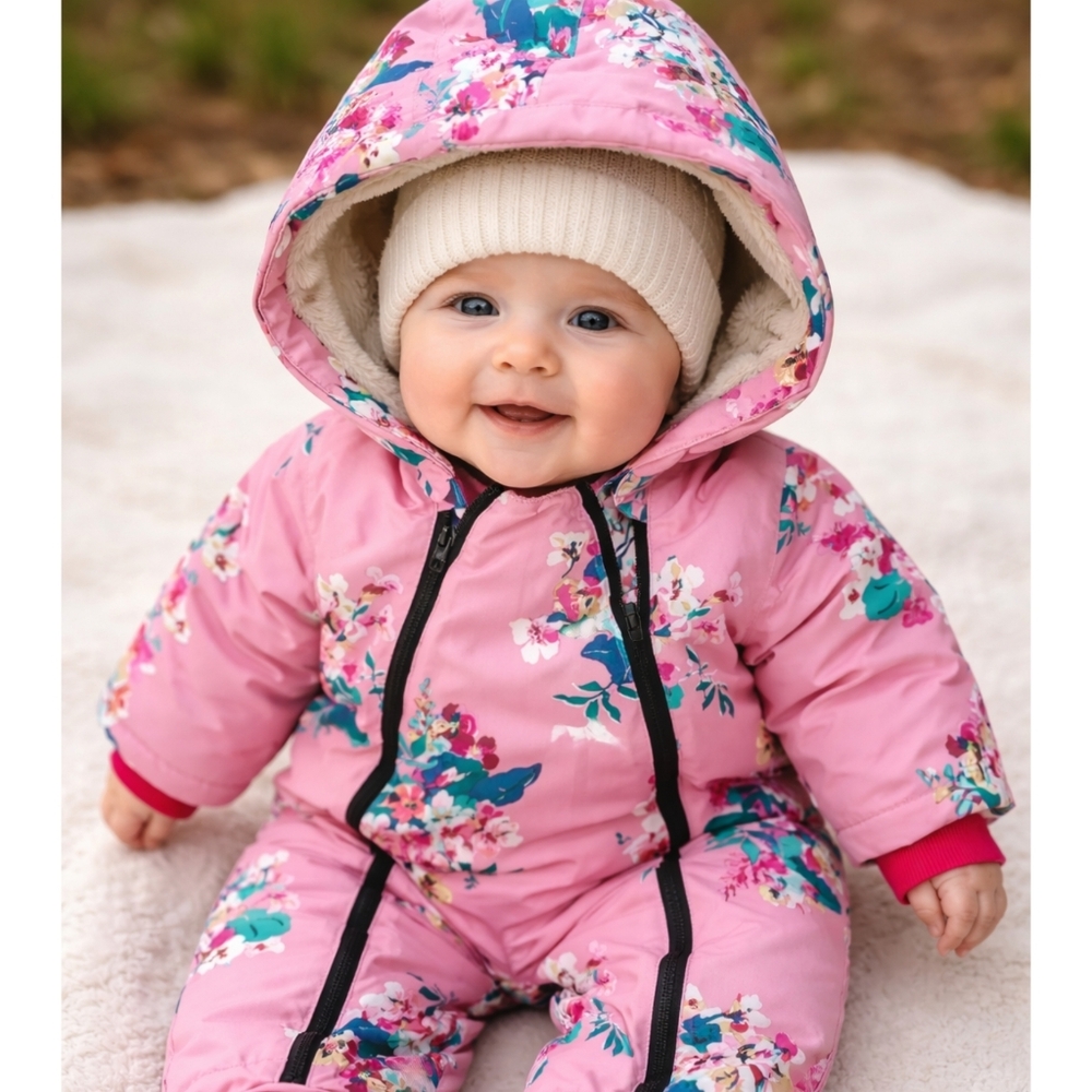 2/35 Joules Frostaway Waterproof Snowsuit - Chatsworth Pink
